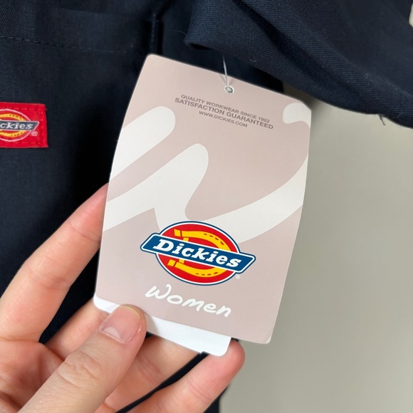 Dickies Navy Flex Short Sleeve Coveralls - Picture 4 of 12